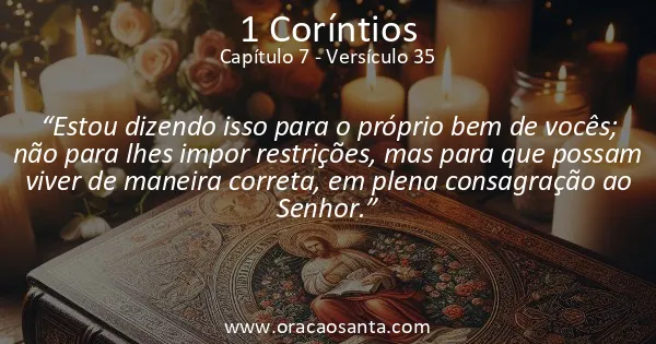 1 Coríntios 7:35
