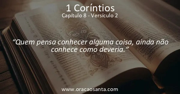 1 Coríntios 8:2