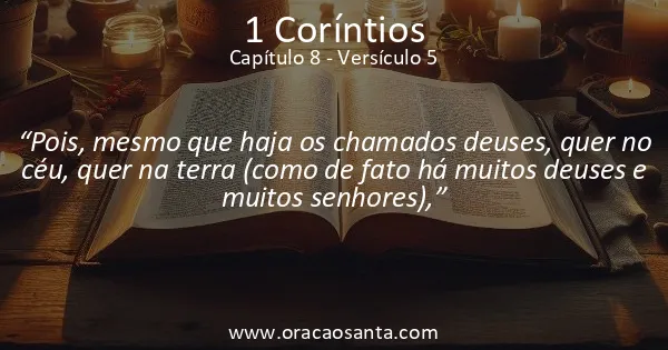 1 Coríntios 8:5