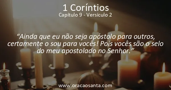 1 Coríntios 9:2