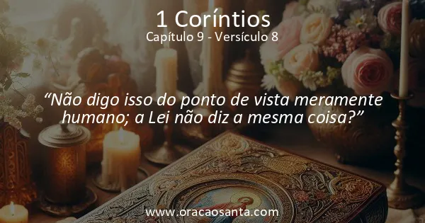 1 Coríntios 9:8