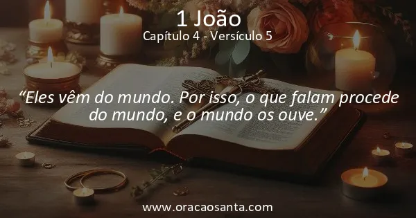 1 João 4:5