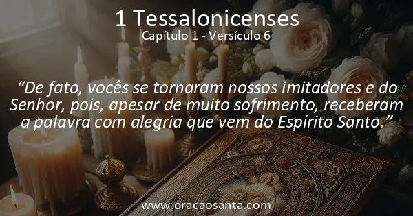1 Tessalonicenses 1:6