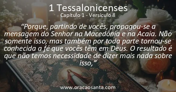 1 Tessalonicenses 1:8
