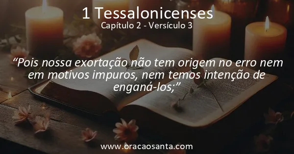 1 Tessalonicenses 2:3
