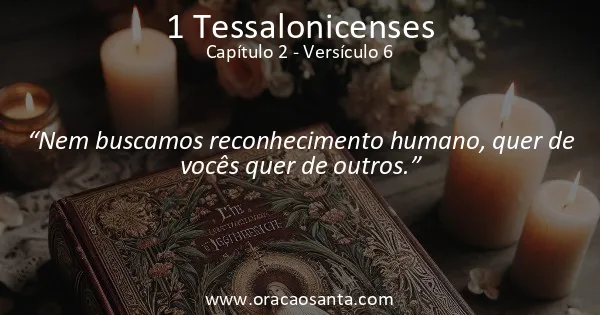 1 Tessalonicenses 2:6