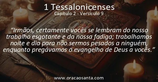 1 Tessalonicenses 2:9