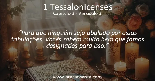 1 Tessalonicenses 3:3