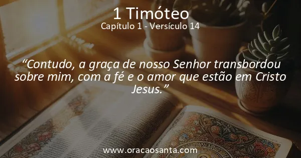 1 Timóteo 1:14