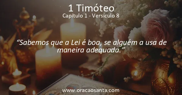1 Timóteo 1:8