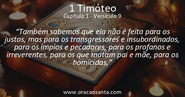 1 Timóteo 1:9