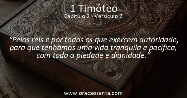 1 Timóteo 2:2