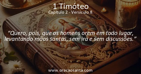 1 Timóteo 2:8