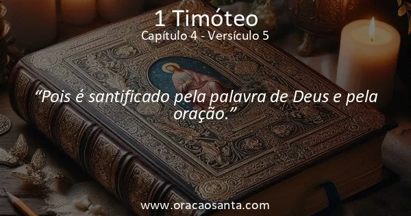 1 Timóteo 4:5