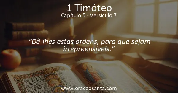 1 Timóteo 5:7