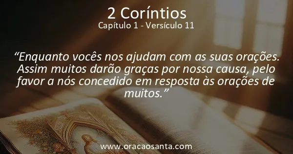 2 Coríntios 1:11