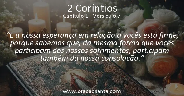 2 Coríntios 1:7