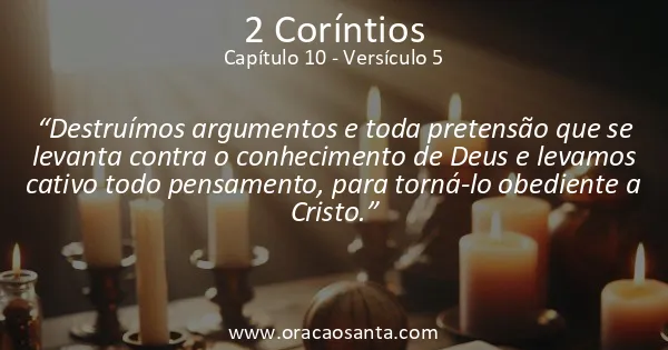 2 Coríntios 10:5