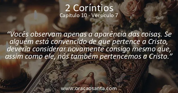 2 Coríntios 10:7