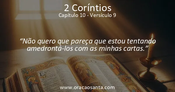 2 Coríntios 10:9