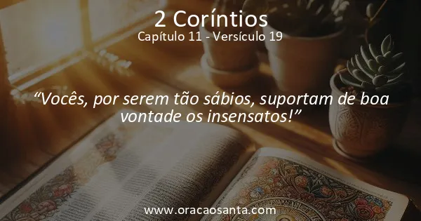 2 Coríntios 11:19