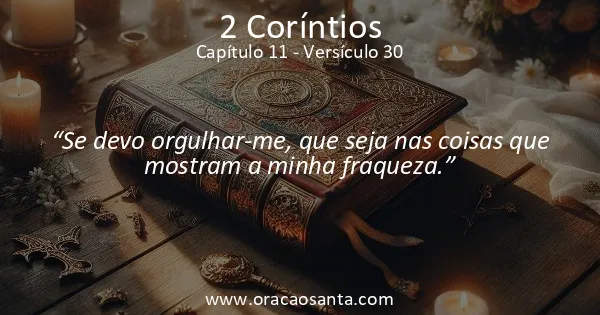 2 Coríntios 11:30