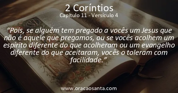 2 Coríntios 11:4