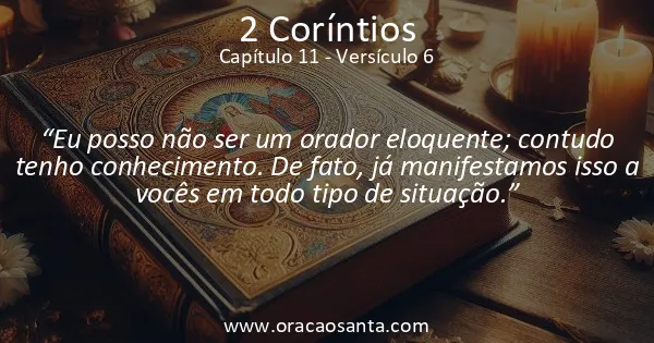 2 Coríntios 11:6