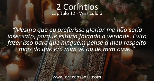 2 Coríntios 12:6