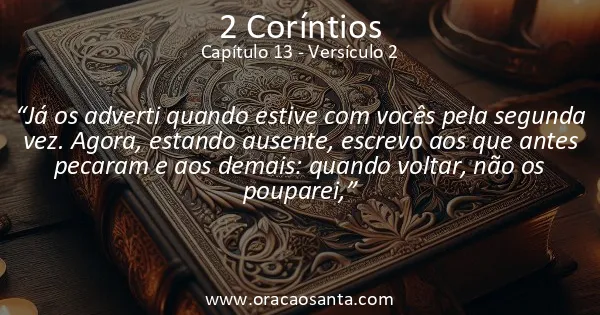 2 Coríntios 13:2