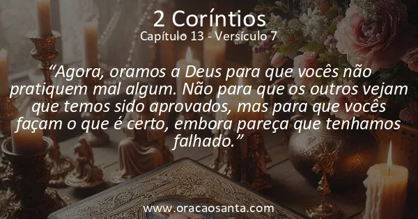2 Coríntios 13:7