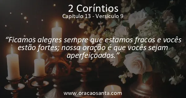 2 Coríntios 13:9