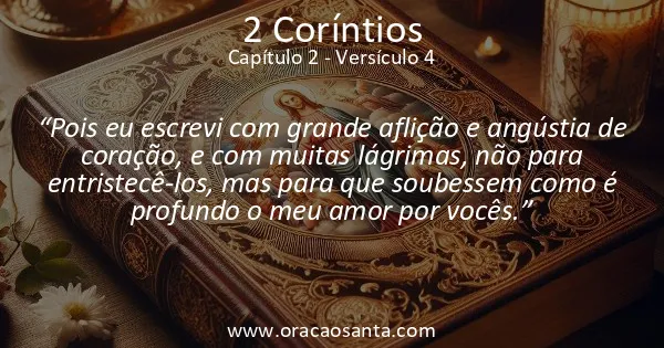2 Coríntios 2:4