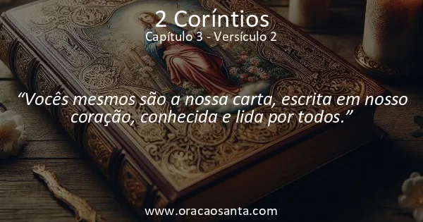 2 Coríntios 3:2