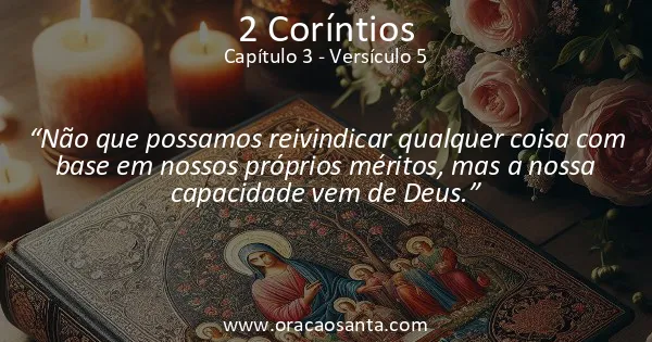 2 Coríntios 3:5