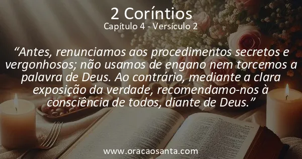 2 Coríntios 4:2