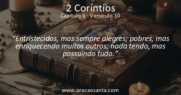 2 Coríntios 6:10