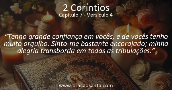 2 Coríntios 7:4