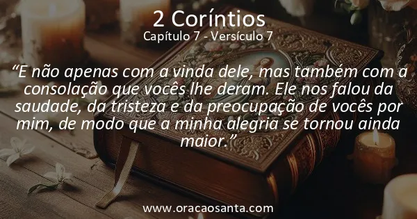 2 Coríntios 7:7