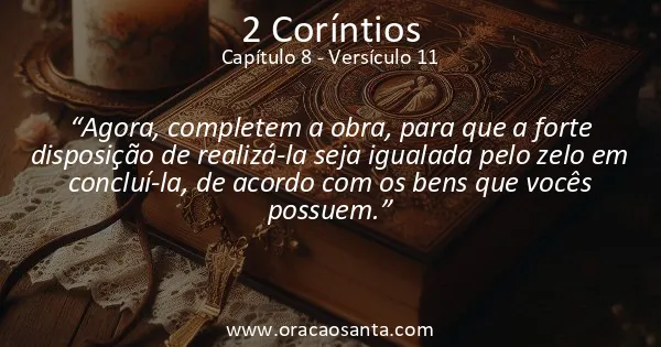 2 Coríntios 8:11