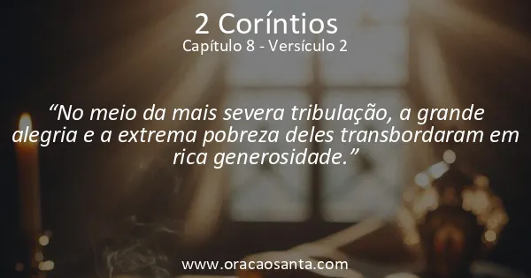 2 Coríntios 8:2