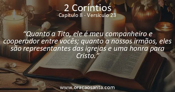 2 Coríntios 8:23
