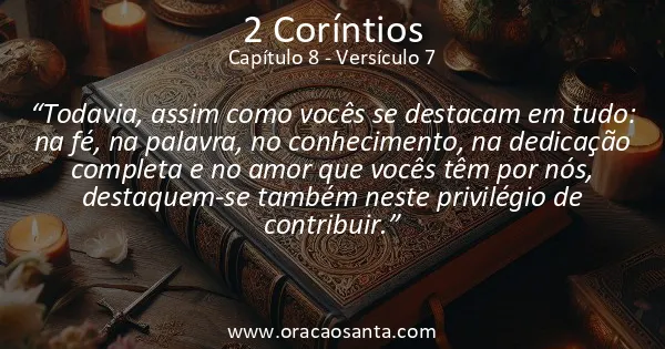 2 Coríntios 8:7