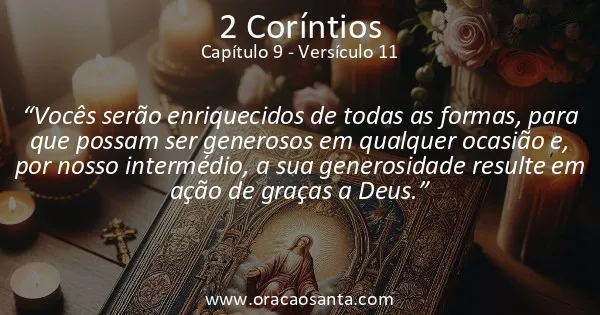 2 Coríntios 9:11