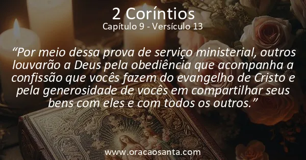 2 Coríntios 9:13