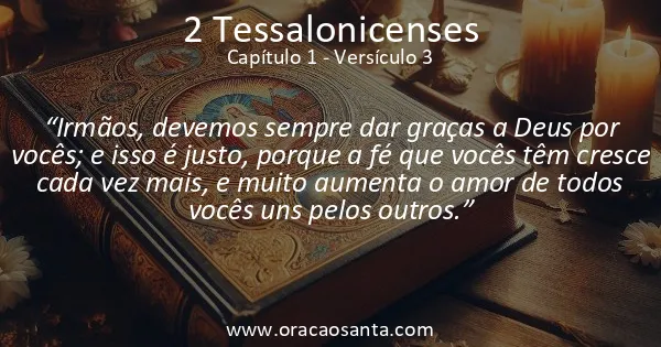 2 Tessalonicenses 1:3