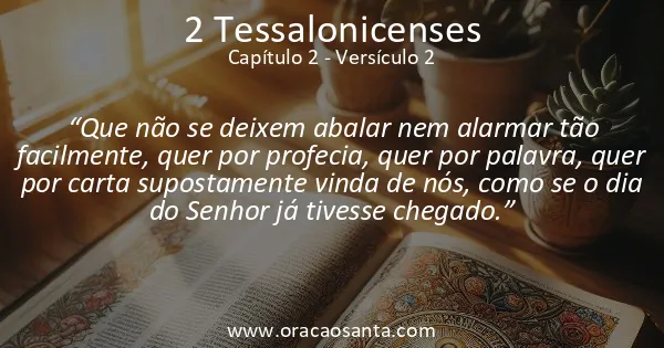 2 Tessalonicenses 2:2