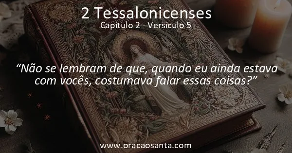 2 Tessalonicenses 2:5