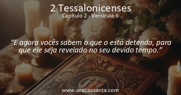 2 Tessalonicenses 2:6
