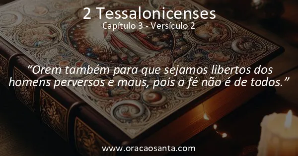 2 Tessalonicenses 3:2